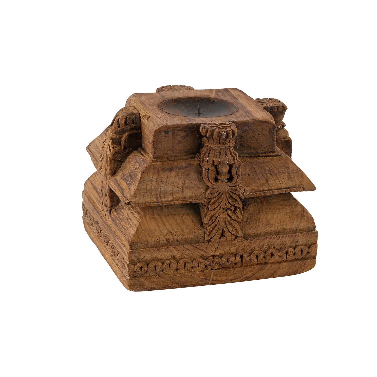 Wooden Candle Holder