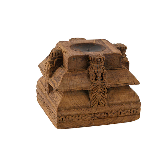 Wooden Candle Holder