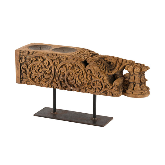Wooden Candle Holder