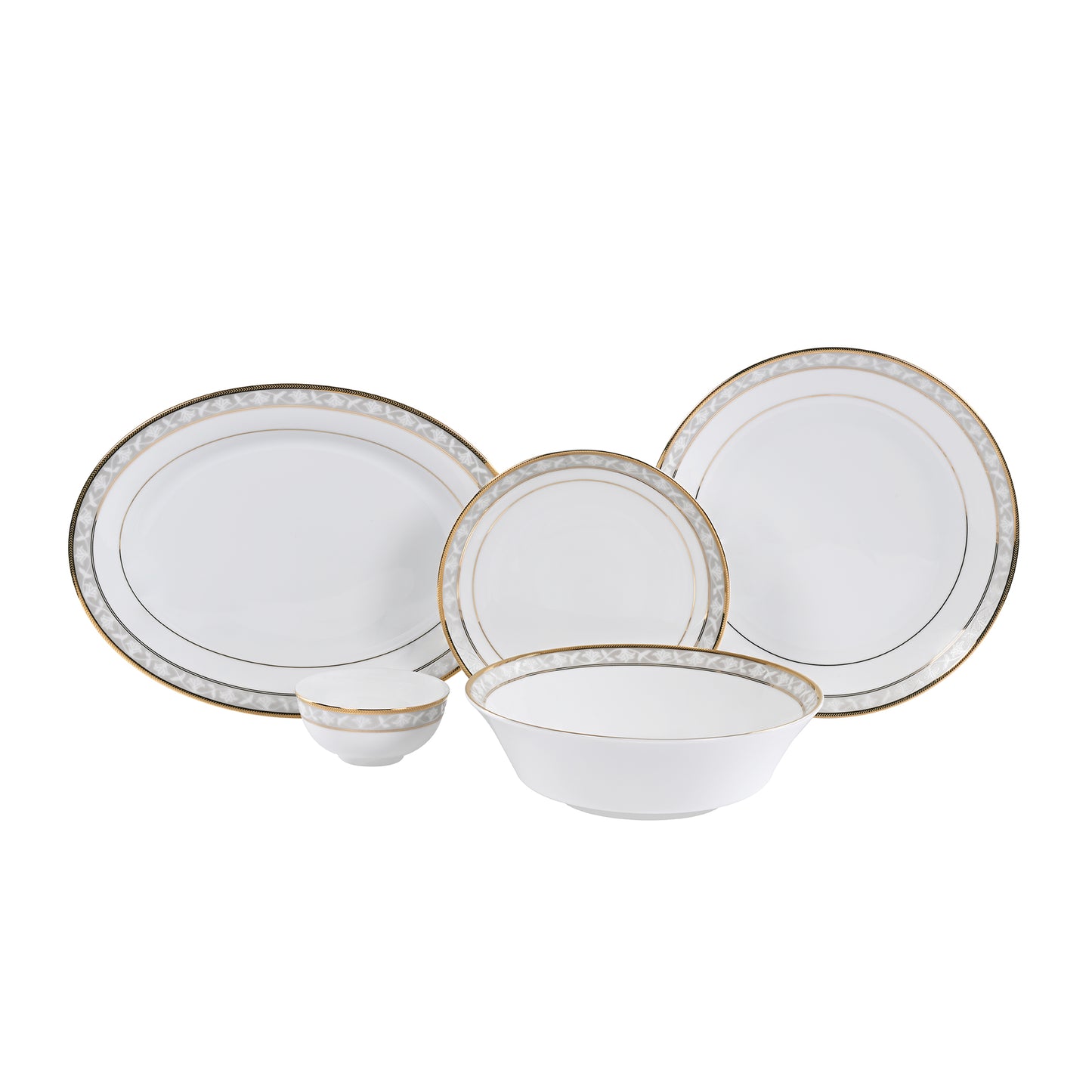 Urmi Shape Dinner Set 21 Pcs