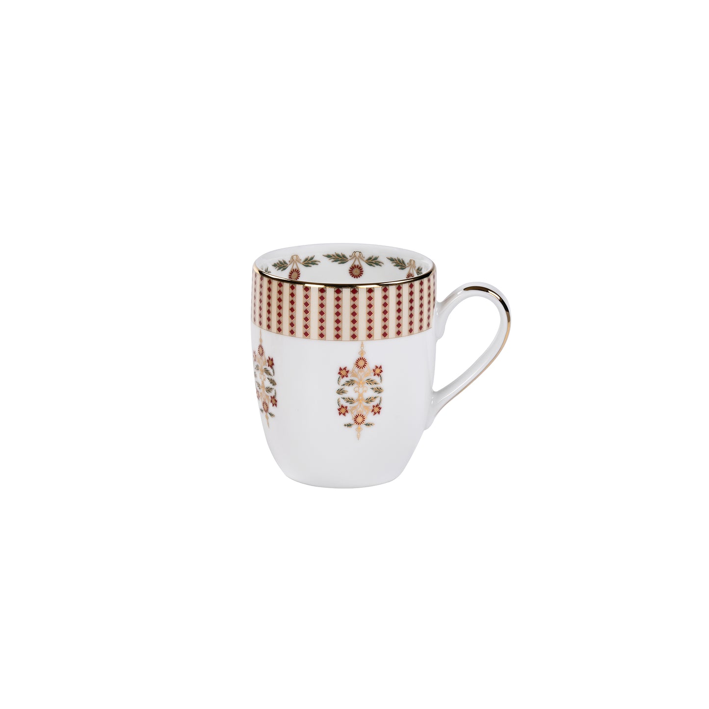 Kokanadam Coffee Mug Red Set Of 2