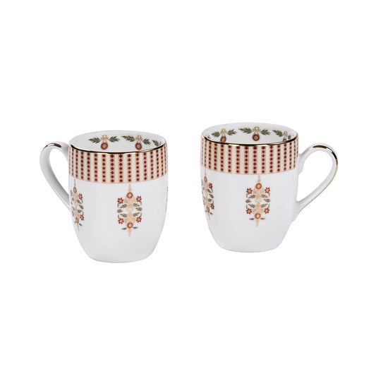 Kokanadam Coffee Mug Red Set Of 2
