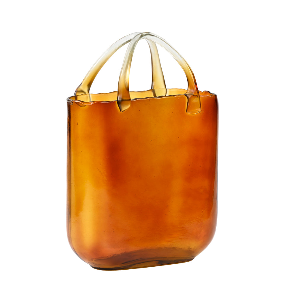 Bag Vase Amber