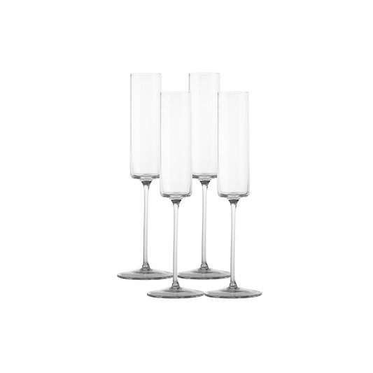 Otis Champagne Flute Glass Set Of 4