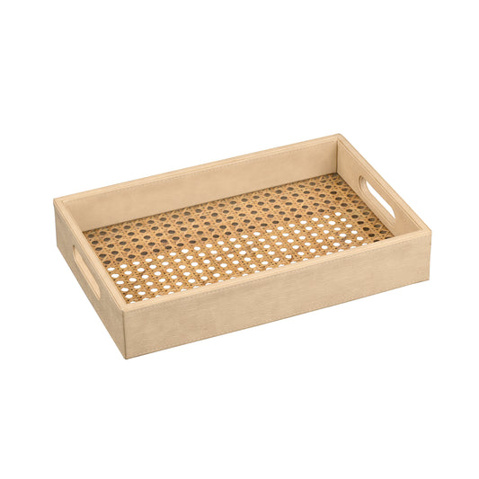 Cane White Tray Small