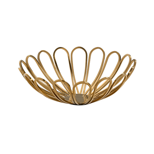 Umbrella Fruit Basket Gold