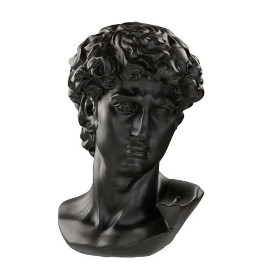 Artefact Face Sculpture Black