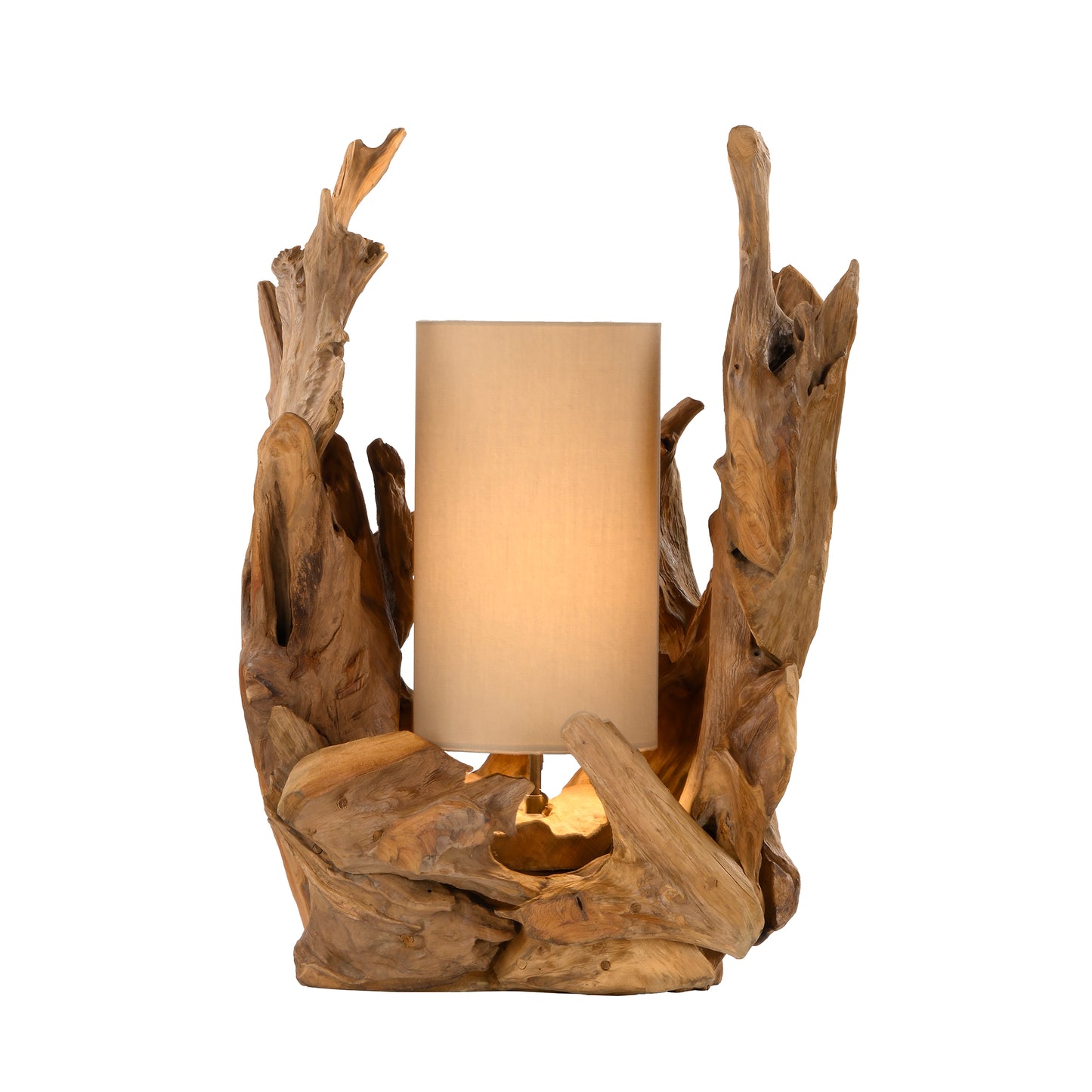Table Lamp With Shade Brush Gold