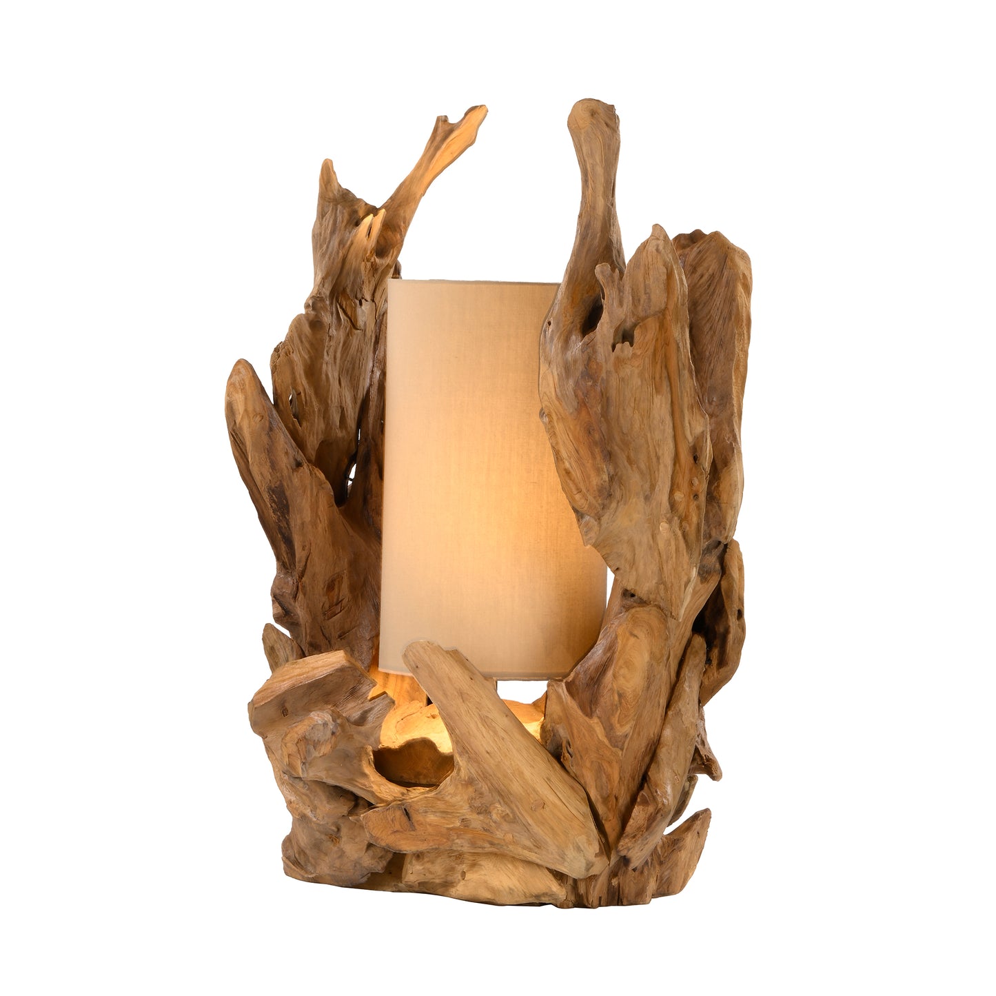 Table Lamp With Shade Brush Gold