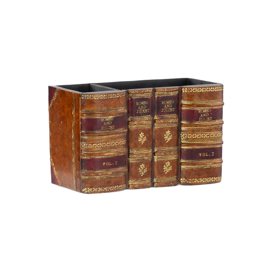 Vintage Book Pen Holder