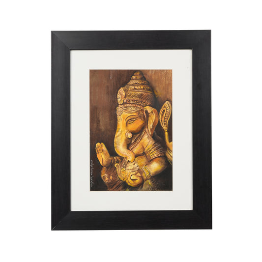Ganesha Watercolour -Nagnath Mankeshwar