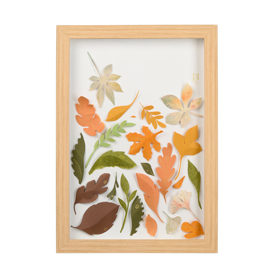 Autumn Floor [Orange Leaves]-Ishita Chowdhary