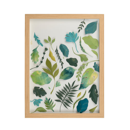 Forest Walk [Green Leaves]-Ishita Chowdhary