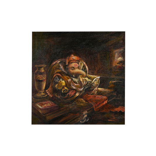 Lord Ganesh on Canvas-Shravan Gurav