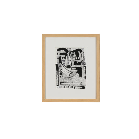 Black & White Whispers 6 on Paper - Ankita Rohra
