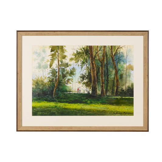 Morning Water Colour on Paper-Madhukar Mahajan