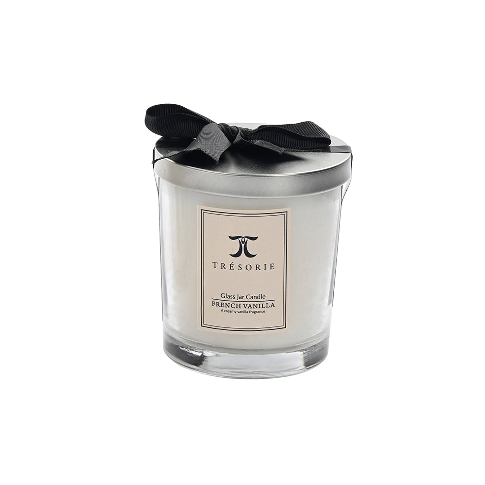 French Vanilla Glass Jar Candle