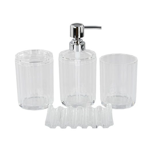 Acrylic Bathroom Set of 4