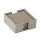Coaster Faux Croc Grey Set of 6