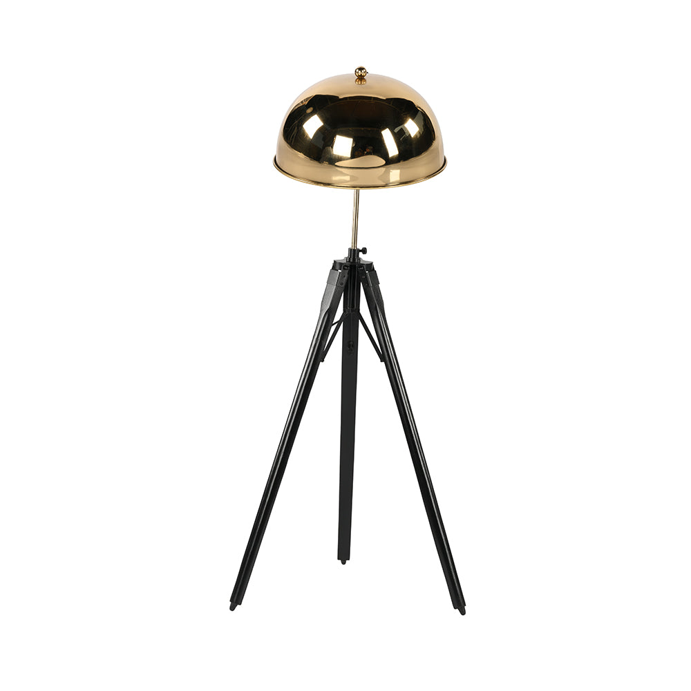 Retro Tripod Lamp with Metal Shade