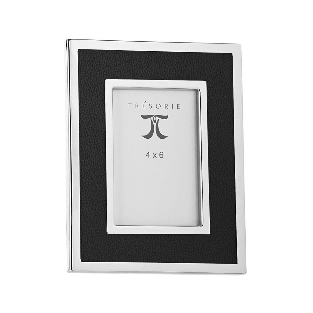 Black Fine Textured Photoframe 4X6