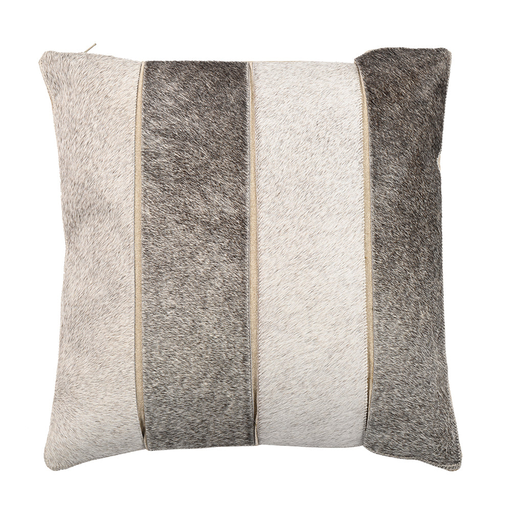 Hairon Leather Patchwork Cushion Cover [B]
