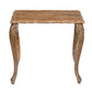 Carved Wooden Nesting Table Set of 2
